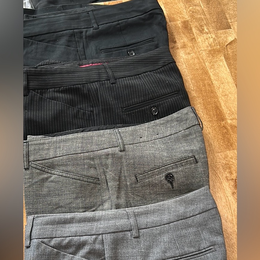 Lot Four Pairs Express Editor Pants Size 8r